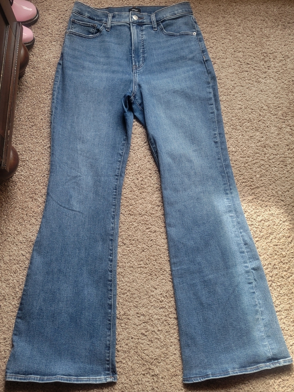 Express Women's Light Blue Bootcut Jeans
